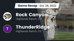 Recap: Rock Canyon  vs. ThunderRidge  2022