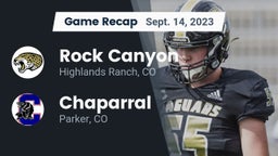 Recap: Rock Canyon  vs. Chaparral  2023