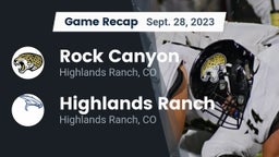 Recap: Rock Canyon  vs. Highlands Ranch  2023