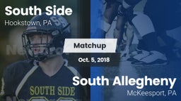 Matchup: South Side vs. South Allegheny  2018