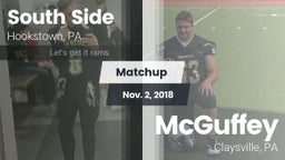 Matchup: South Side vs. McGuffey  2018