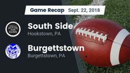 Recap: South Side  vs. Burgettstown  2018