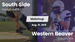 Matchup: South Side vs. Western Beaver  2019