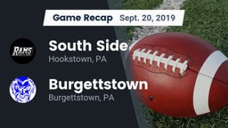 Recap: South Side  vs. Burgettstown  2019