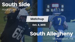 Matchup: South Side vs. South Allegheny  2019