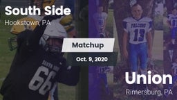 Matchup: South Side vs. Union  2020