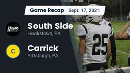 Recap: South Side  vs. Carrick  2021