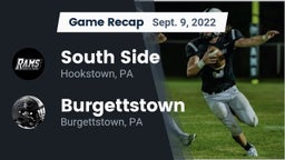 Recap: South Side  vs. Burgettstown  2022