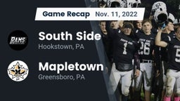 Recap: South Side  vs. Mapletown  2022