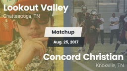 Matchup: Lookout Valley vs. Concord Christian  2016