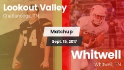 Matchup: Lookout Valley vs. Whitwell  2016