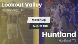 Matchup: Lookout Valley vs. Huntland  2016