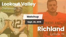 Matchup: Lookout Valley vs. Richland  2019