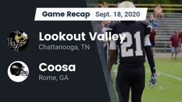 Recap: Lookout Valley  vs. Coosa  2020