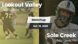 Matchup: Lookout Valley vs. Sale Creek  2020
