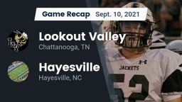 Recap: Lookout Valley  vs. Hayesville 2021