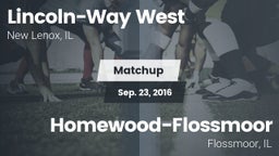 Matchup: Lincoln-Way West vs. Homewood-Flossmoor  2016
