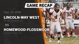 Recap: Lincoln-Way West  vs. Homewood-Flossmoor  2016