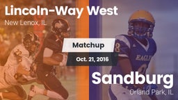 Matchup: Lincoln-Way West vs. Sandburg  2016