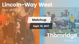 Matchup: Lincoln-Way West vs. Thornridge  2017