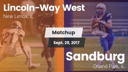 Matchup: Lincoln-Way West vs. Sandburg  2017