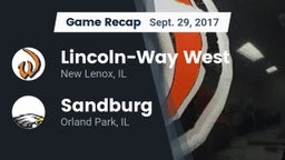 Recap: Lincoln-Way West  vs. Sandburg  2017