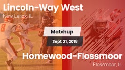 Matchup: Lincoln-Way West vs. Homewood-Flossmoor  2018