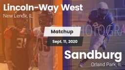 Matchup: Lincoln-Way West vs. Sandburg  2020