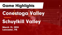 Conestoga Valley  vs Schuylkill Valley  Game Highlights - March 15, 2024