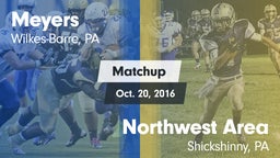 Matchup: Meyers vs. Northwest Area  2016