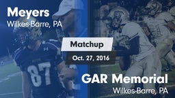 Matchup: Meyers vs. GAR Memorial  2016