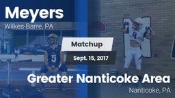 Matchup: Meyers vs. Greater Nanticoke Area  2017