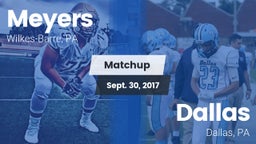 Matchup: Meyers vs. Dallas  2017