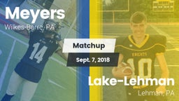Matchup: Meyers vs. Lake-Lehman  2018