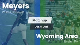 Matchup: Meyers vs. Wyoming Area  2018