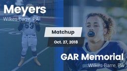 Matchup: Meyers vs. GAR Memorial  2018