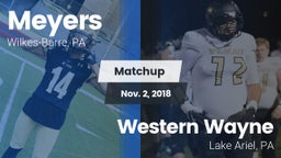 Matchup: Meyers vs. Western Wayne  2018