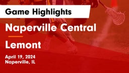 Naperville Central  vs Lemont  Game Highlights - April 19, 2024