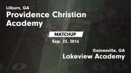 Matchup: Providence vs. Lakeview Academy  2016