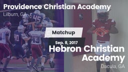 Matchup: Providence vs. Hebron Christian Academy  2017