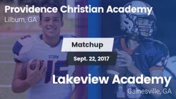 Matchup: Providence vs. Lakeview Academy  2017
