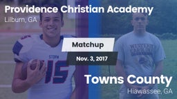 Matchup: Providence vs. Towns County  2017