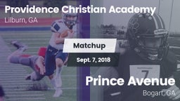 Matchup: Providence vs. Prince Avenue  2018