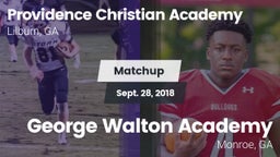 Matchup: Providence vs. George Walton Academy  2018