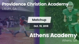Matchup: Providence vs. Athens Academy 2018