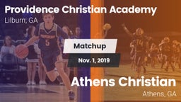 Matchup: Providence vs. Athens Christian  2019