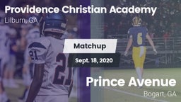 Matchup: Providence vs. Prince Avenue  2020