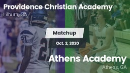 Matchup: Providence vs. Athens Academy 2020