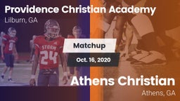 Matchup: Providence vs. Athens Christian  2020