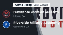 Recap: Providence Christian Academy  vs. Riverside Military Academy  2022